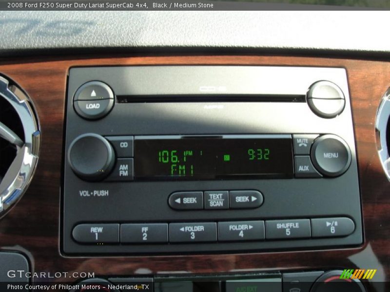 Black / Medium Stone 2008 Ford F250 Super Duty Lariat SuperCab 4x4