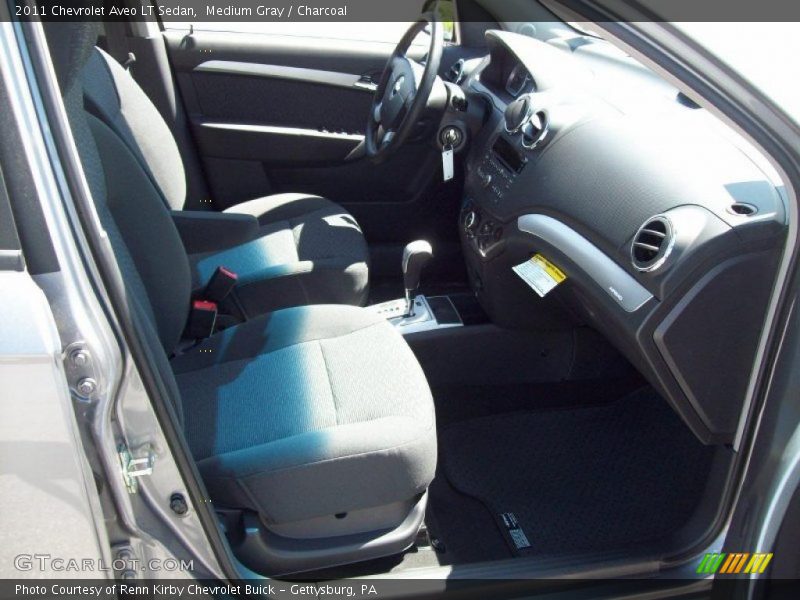 Medium Gray / Charcoal 2011 Chevrolet Aveo LT Sedan
