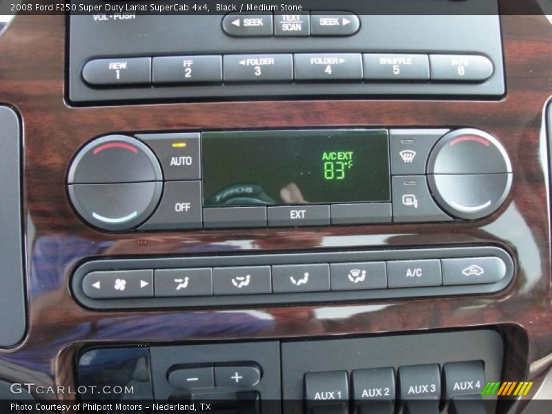 Black / Medium Stone 2008 Ford F250 Super Duty Lariat SuperCab 4x4