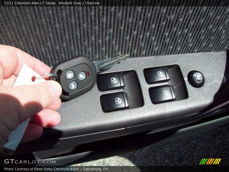 Medium Gray / Charcoal 2011 Chevrolet Aveo LT Sedan