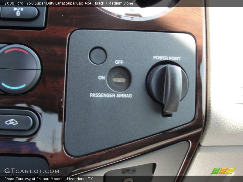 Black / Medium Stone 2008 Ford F250 Super Duty Lariat SuperCab 4x4
