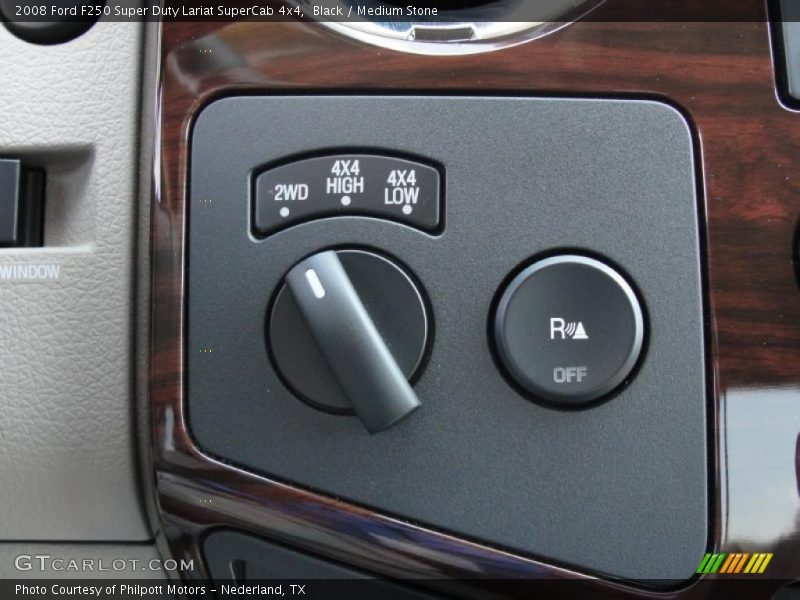 Black / Medium Stone 2008 Ford F250 Super Duty Lariat SuperCab 4x4