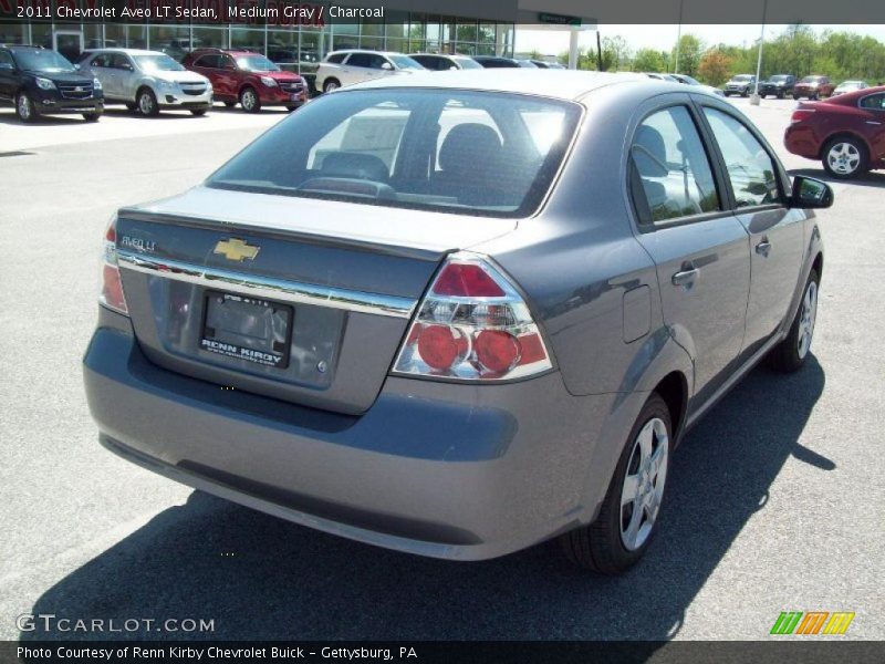 Medium Gray / Charcoal 2011 Chevrolet Aveo LT Sedan