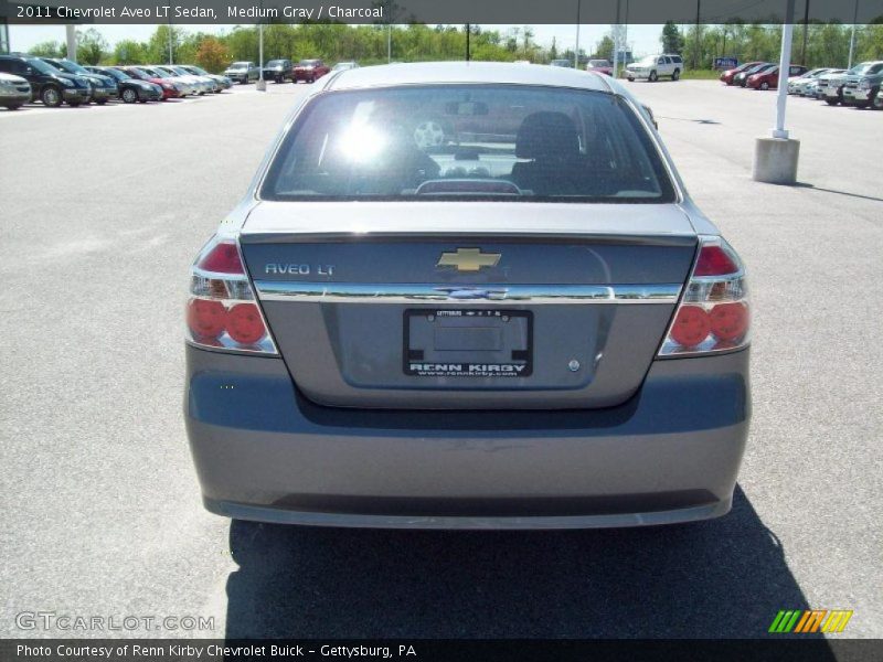 Medium Gray / Charcoal 2011 Chevrolet Aveo LT Sedan