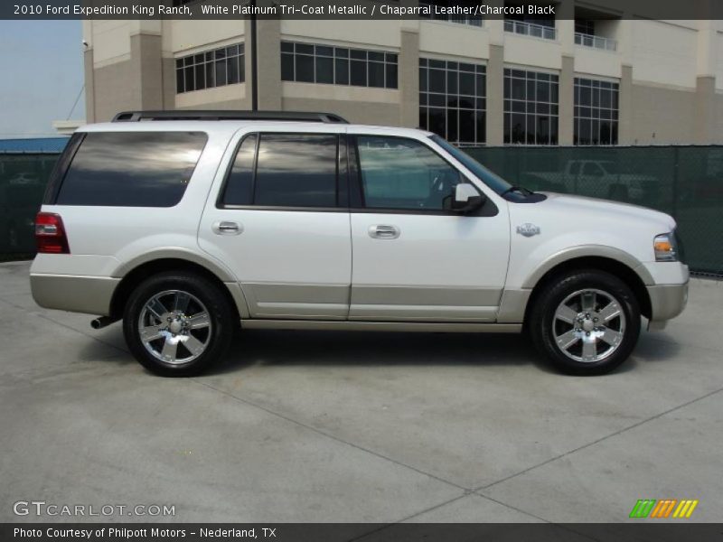  2010 Expedition King Ranch White Platinum Tri-Coat Metallic
