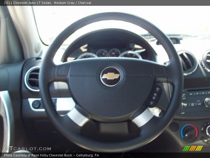 Medium Gray / Charcoal 2011 Chevrolet Aveo LT Sedan