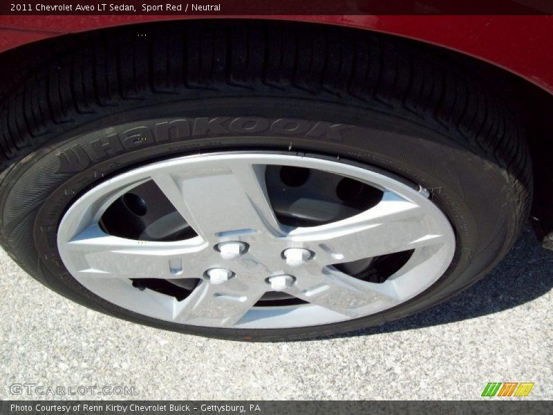 Sport Red / Neutral 2011 Chevrolet Aveo LT Sedan