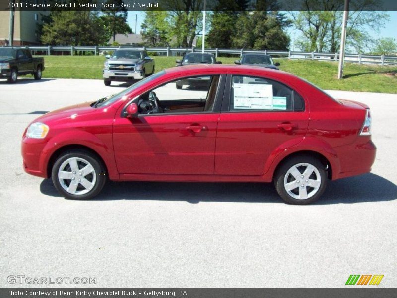  2011 Aveo LT Sedan Sport Red