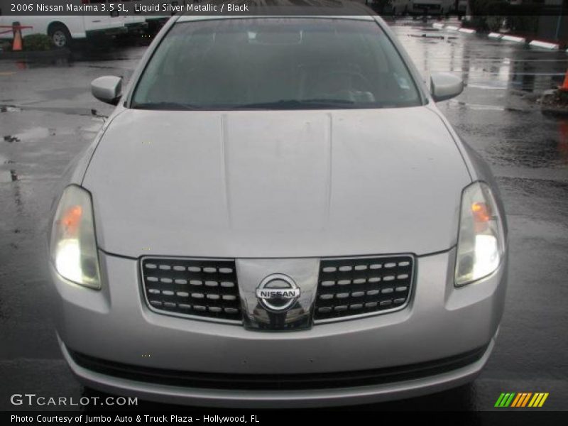 Liquid Silver Metallic / Black 2006 Nissan Maxima 3.5 SL
