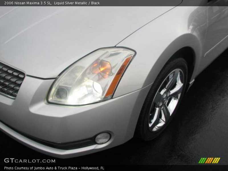 Liquid Silver Metallic / Black 2006 Nissan Maxima 3.5 SL