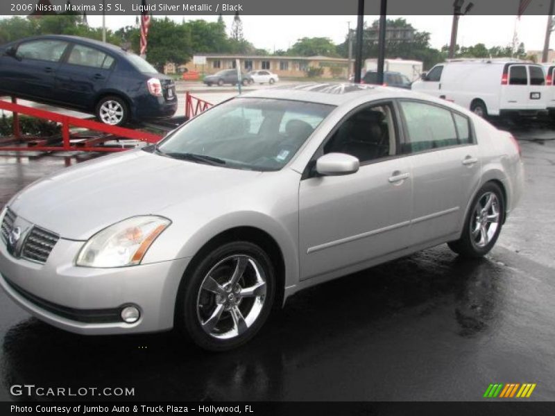 Liquid Silver Metallic / Black 2006 Nissan Maxima 3.5 SL