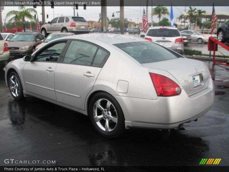 Liquid Silver Metallic / Black 2006 Nissan Maxima 3.5 SL