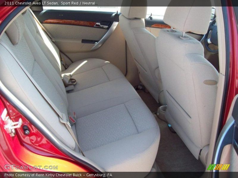 Sport Red / Neutral 2011 Chevrolet Aveo LT Sedan