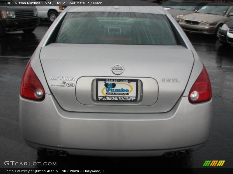 Liquid Silver Metallic / Black 2006 Nissan Maxima 3.5 SL