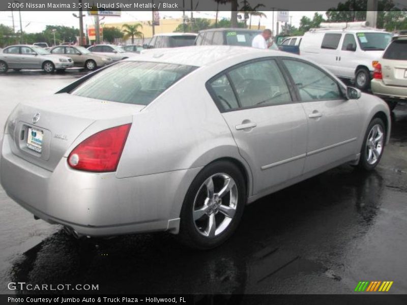 Liquid Silver Metallic / Black 2006 Nissan Maxima 3.5 SL