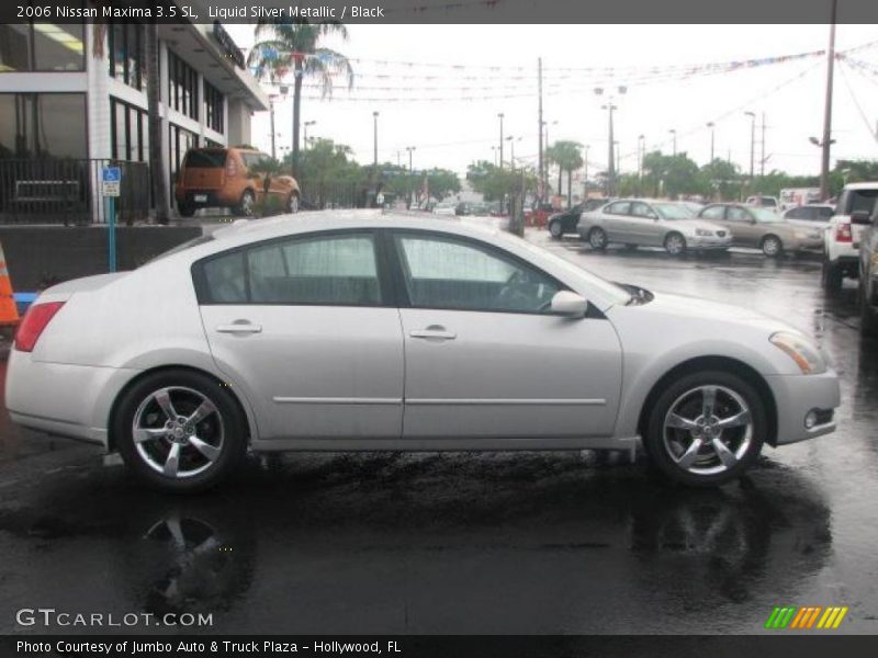 Liquid Silver Metallic / Black 2006 Nissan Maxima 3.5 SL