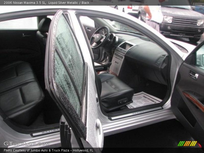 Liquid Silver Metallic / Black 2006 Nissan Maxima 3.5 SL