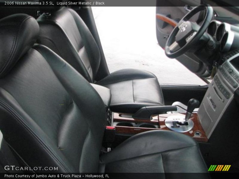 Liquid Silver Metallic / Black 2006 Nissan Maxima 3.5 SL