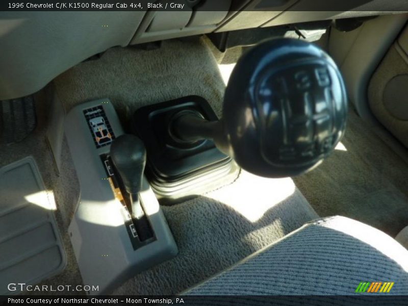 Black / Gray 1996 Chevrolet C/K K1500 Regular Cab 4x4