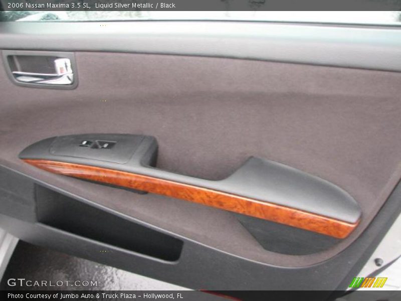 Liquid Silver Metallic / Black 2006 Nissan Maxima 3.5 SL