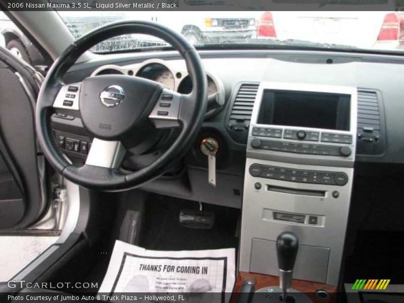 Liquid Silver Metallic / Black 2006 Nissan Maxima 3.5 SL