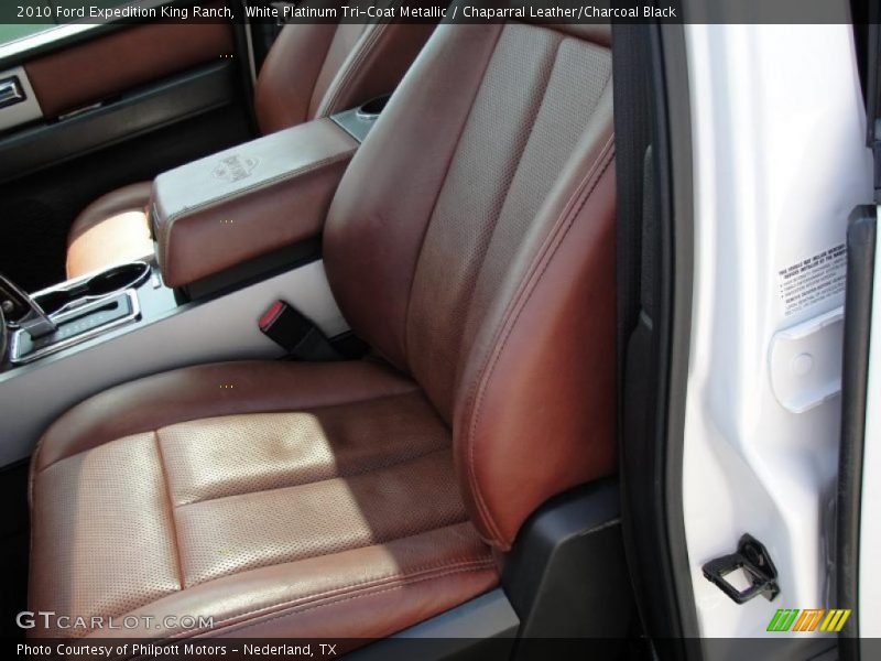  2010 Expedition King Ranch Chaparral Leather/Charcoal Black Interior