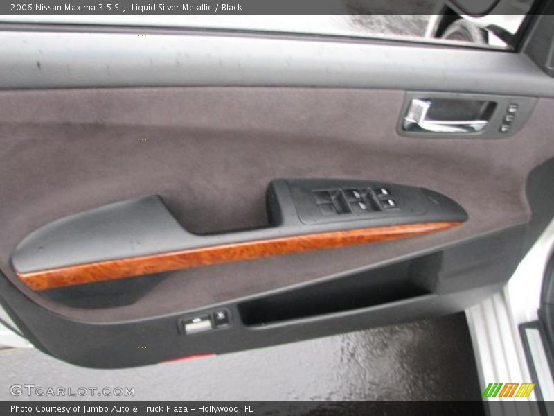 Liquid Silver Metallic / Black 2006 Nissan Maxima 3.5 SL