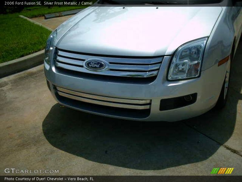 Silver Frost Metallic / Camel 2006 Ford Fusion SE