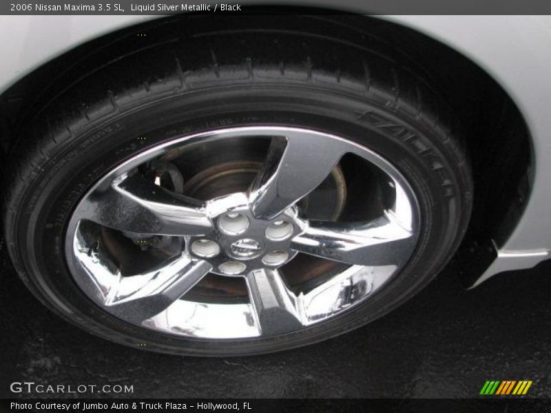 Liquid Silver Metallic / Black 2006 Nissan Maxima 3.5 SL