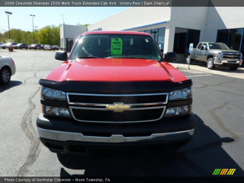 Victory Red / Dark Charcoal 2006 Chevrolet Silverado 1500 Work Truck Extended Cab 4x4