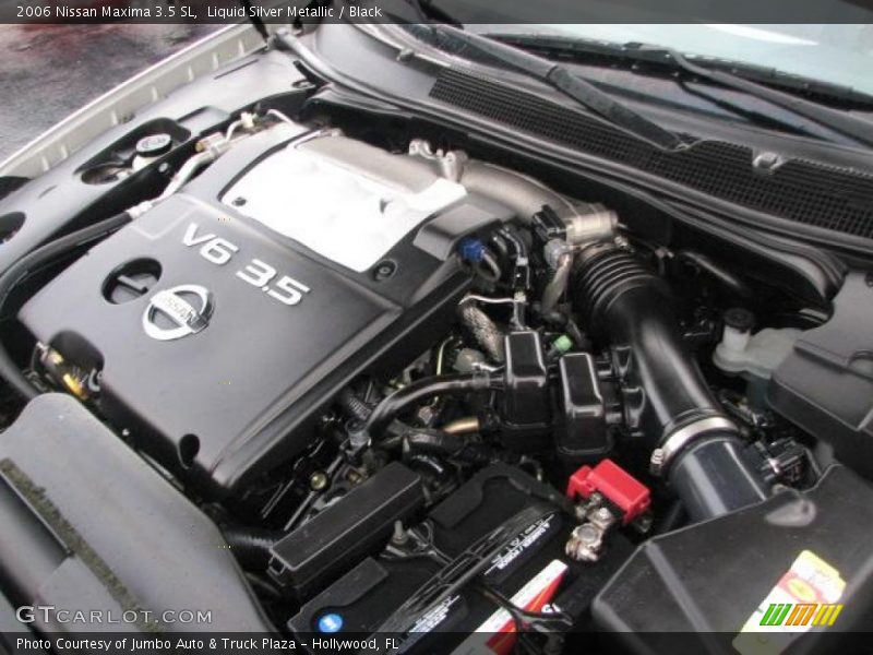 Liquid Silver Metallic / Black 2006 Nissan Maxima 3.5 SL