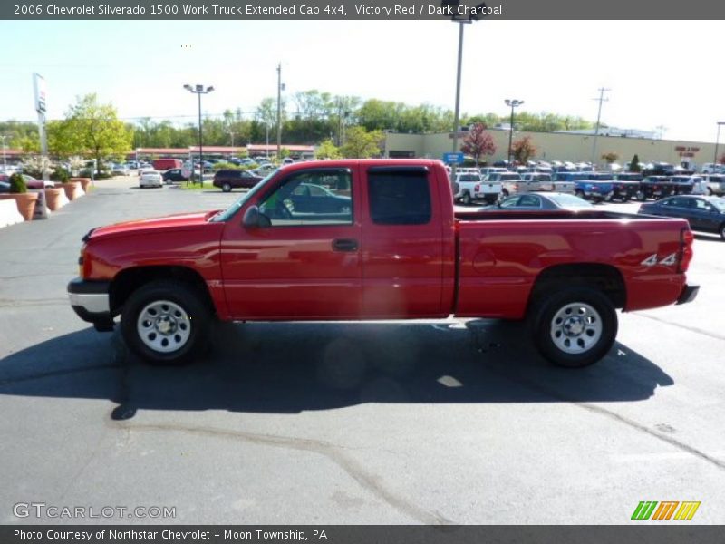 Victory Red / Dark Charcoal 2006 Chevrolet Silverado 1500 Work Truck Extended Cab 4x4