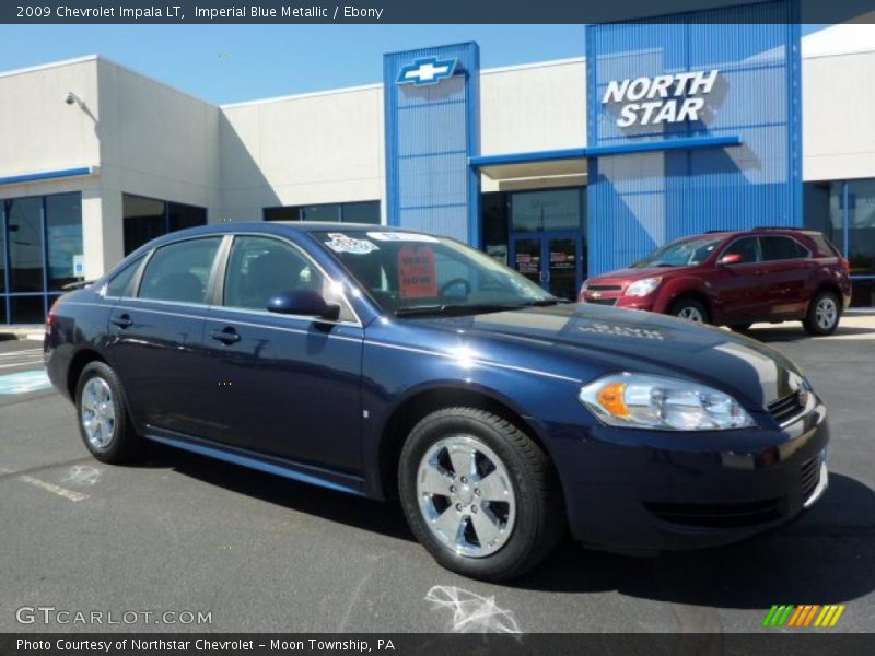 Imperial Blue Metallic / Ebony 2009 Chevrolet Impala LT