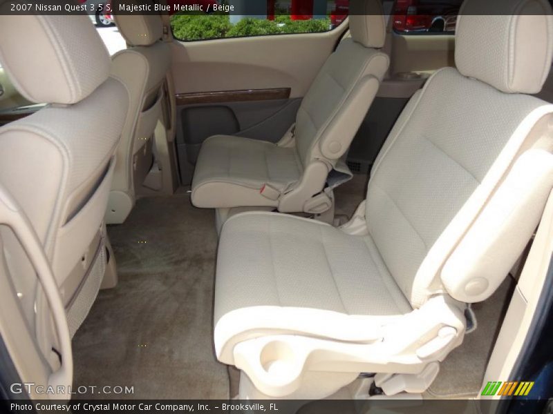 Majestic Blue Metallic / Beige 2007 Nissan Quest 3.5 S