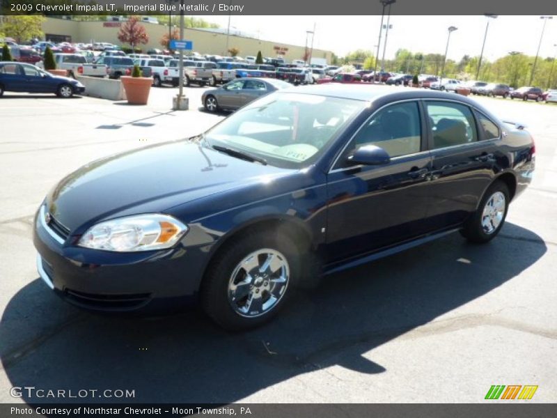 Imperial Blue Metallic / Ebony 2009 Chevrolet Impala LT