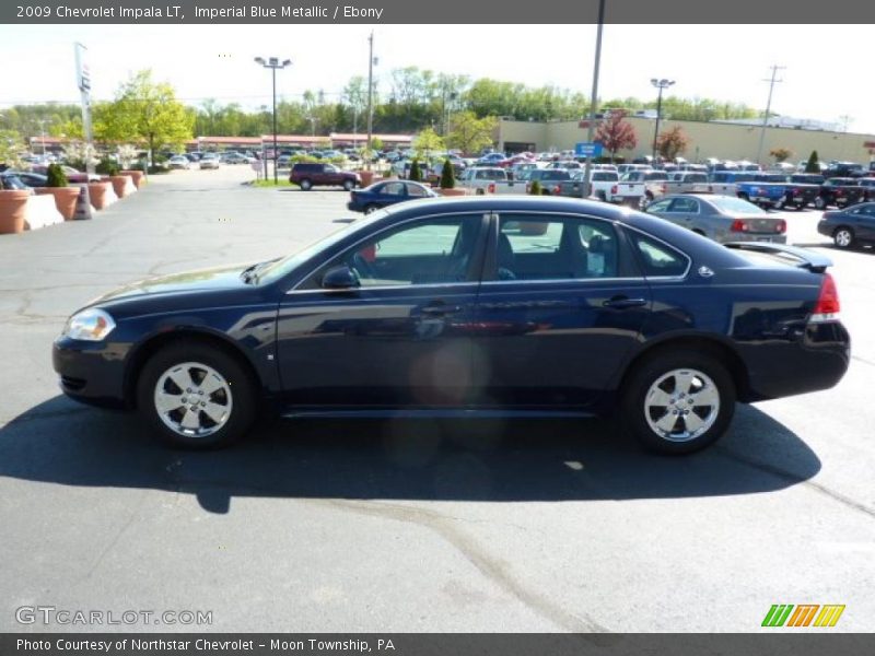 Imperial Blue Metallic / Ebony 2009 Chevrolet Impala LT
