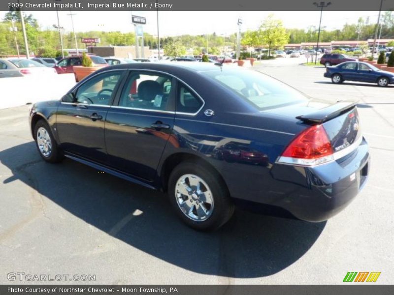 Imperial Blue Metallic / Ebony 2009 Chevrolet Impala LT