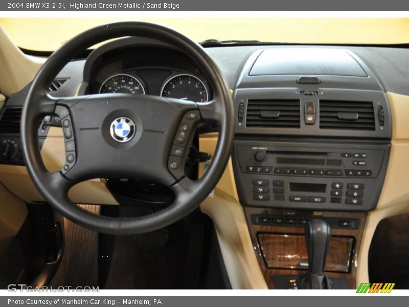 Highland Green Metallic / Sand Beige 2004 BMW X3 2.5i