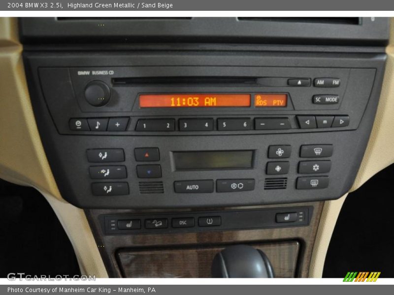 Highland Green Metallic / Sand Beige 2004 BMW X3 2.5i