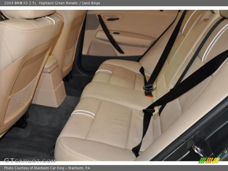 Highland Green Metallic / Sand Beige 2004 BMW X3 2.5i
