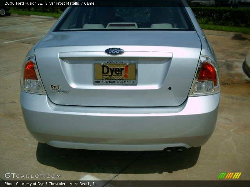 Silver Frost Metallic / Camel 2006 Ford Fusion SE
