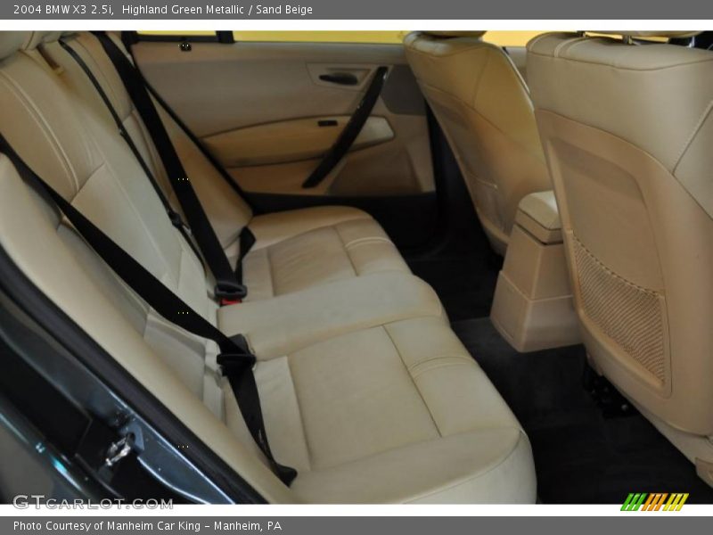 Highland Green Metallic / Sand Beige 2004 BMW X3 2.5i
