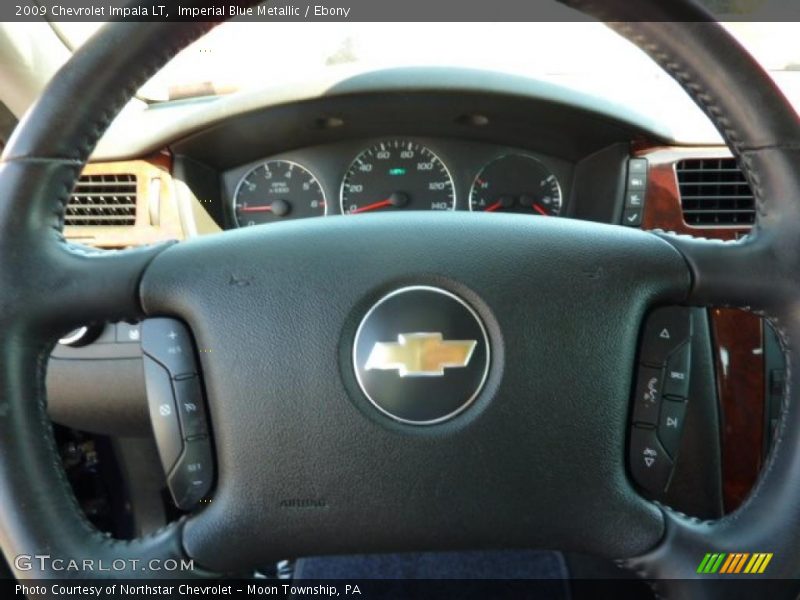 Imperial Blue Metallic / Ebony 2009 Chevrolet Impala LT