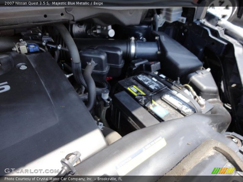 Majestic Blue Metallic / Beige 2007 Nissan Quest 3.5 S