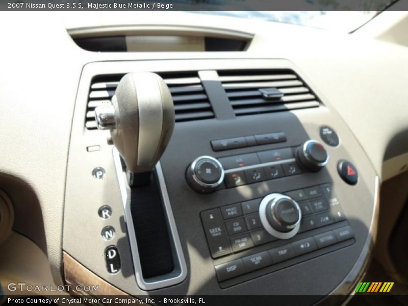 Majestic Blue Metallic / Beige 2007 Nissan Quest 3.5 S
