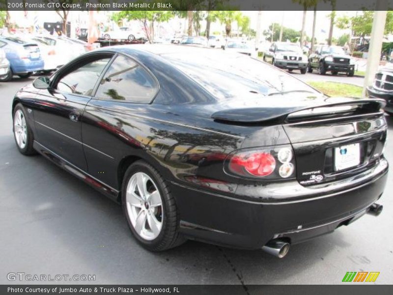 Phantom Black Metallic / Black 2006 Pontiac GTO Coupe