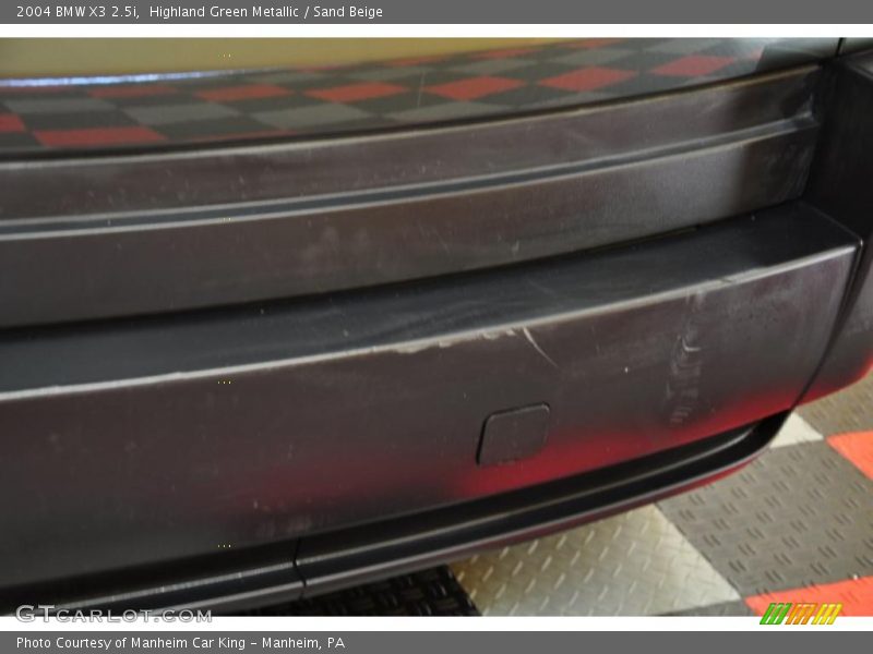 Highland Green Metallic / Sand Beige 2004 BMW X3 2.5i