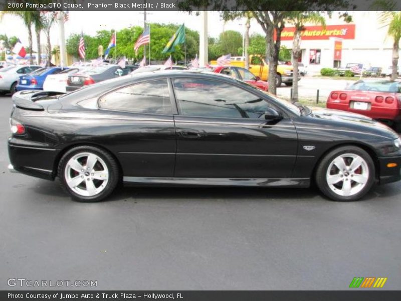 Phantom Black Metallic / Black 2006 Pontiac GTO Coupe