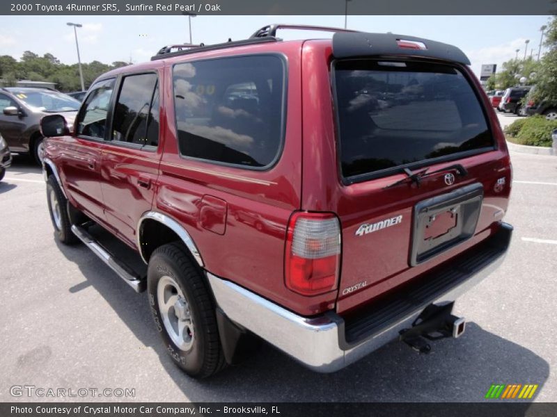 Sunfire Red Pearl / Oak 2000 Toyota 4Runner SR5