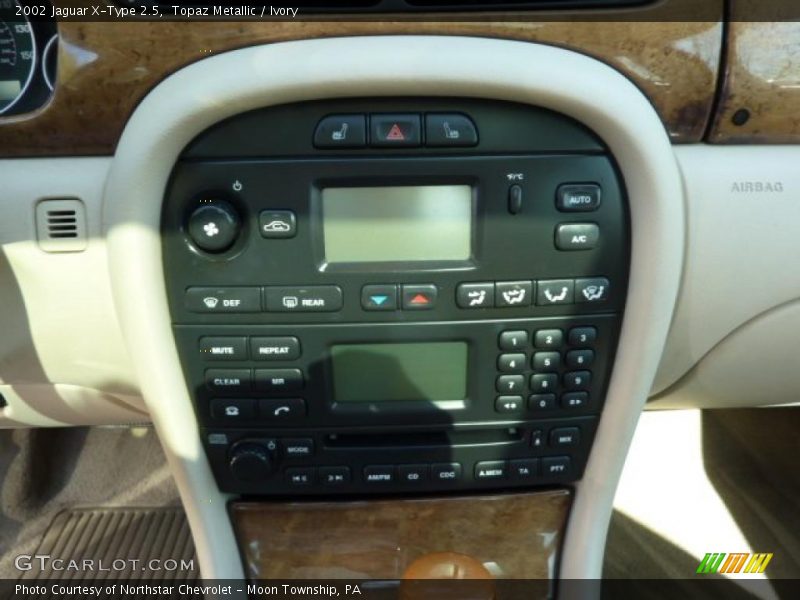 Controls of 2002 X-Type 2.5